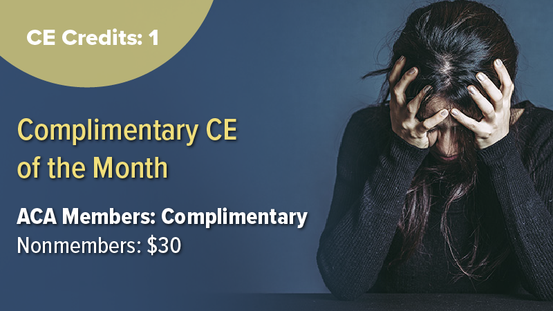 October Complimentary CE Complimentary CE of the Month