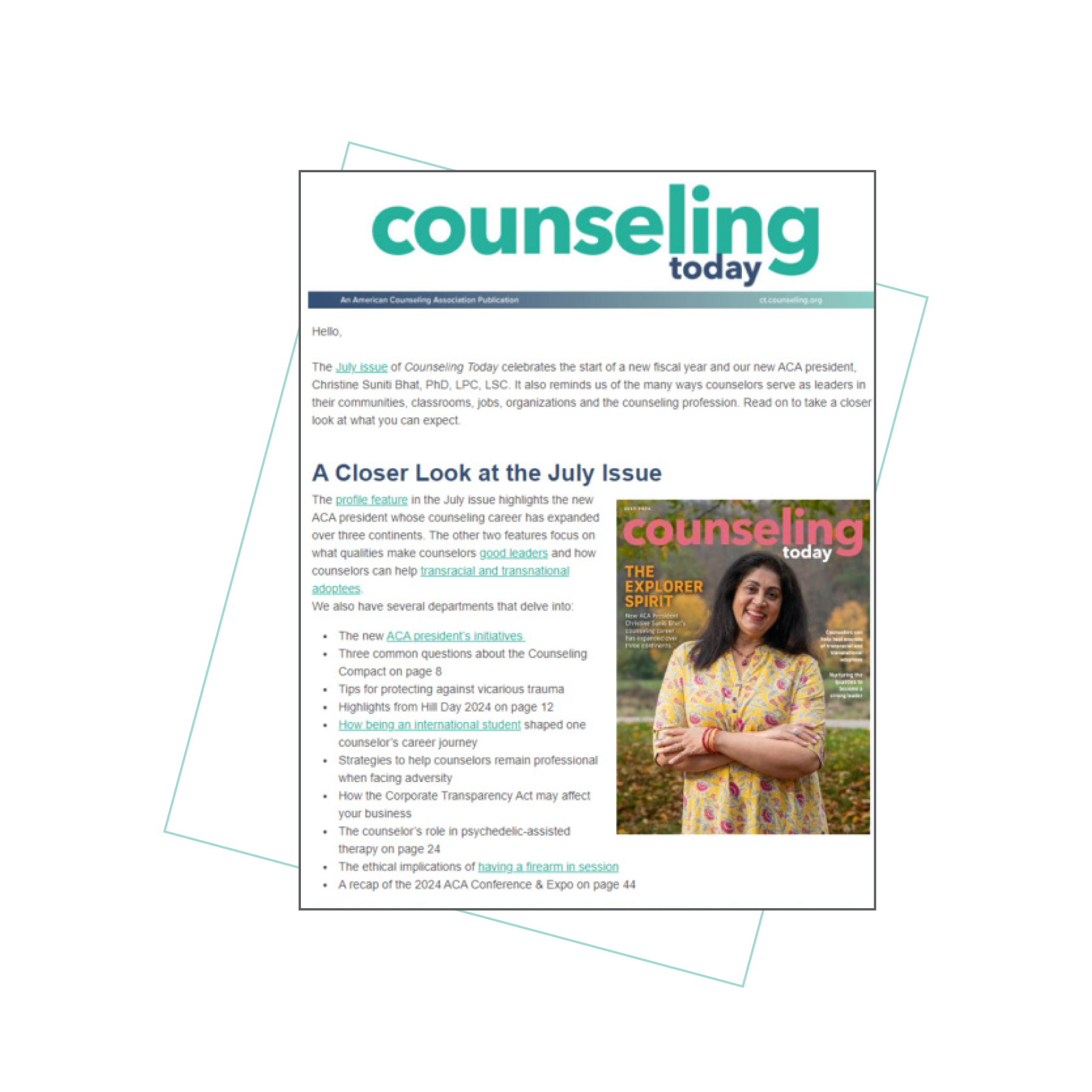 Counseling Today Newsletter