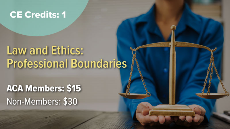 Law and Ethics featured CE of the month