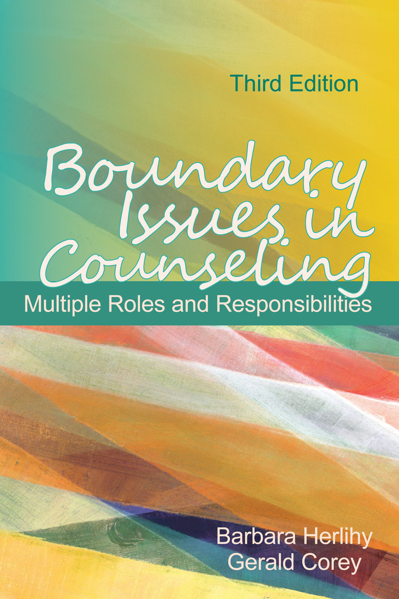 Boundary Issues in Counseling cover