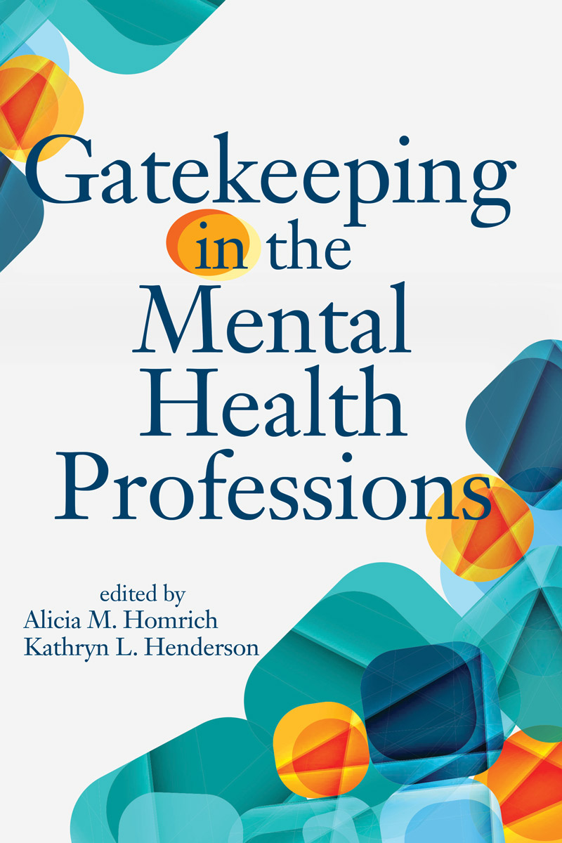 cover of Gatekeeping in the Mental Health Professions