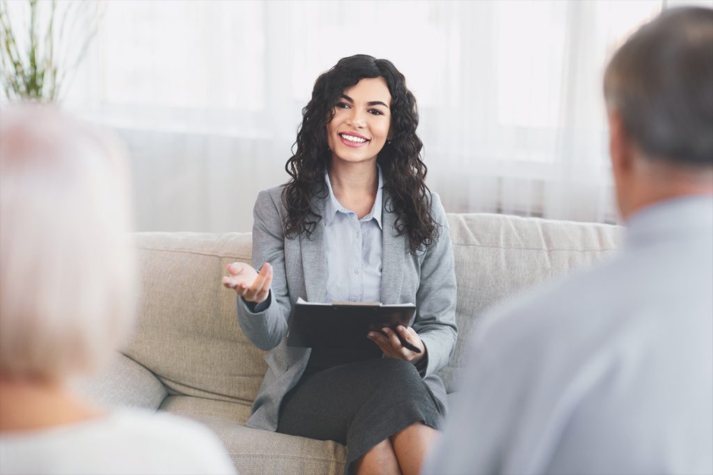 Counseling speaking with patients