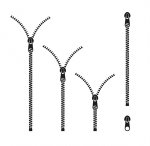 Zipper screening tool image of zippers