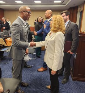 Shawn Boynes, ACA CEO, and Rep. Lucy McBath of Georgia