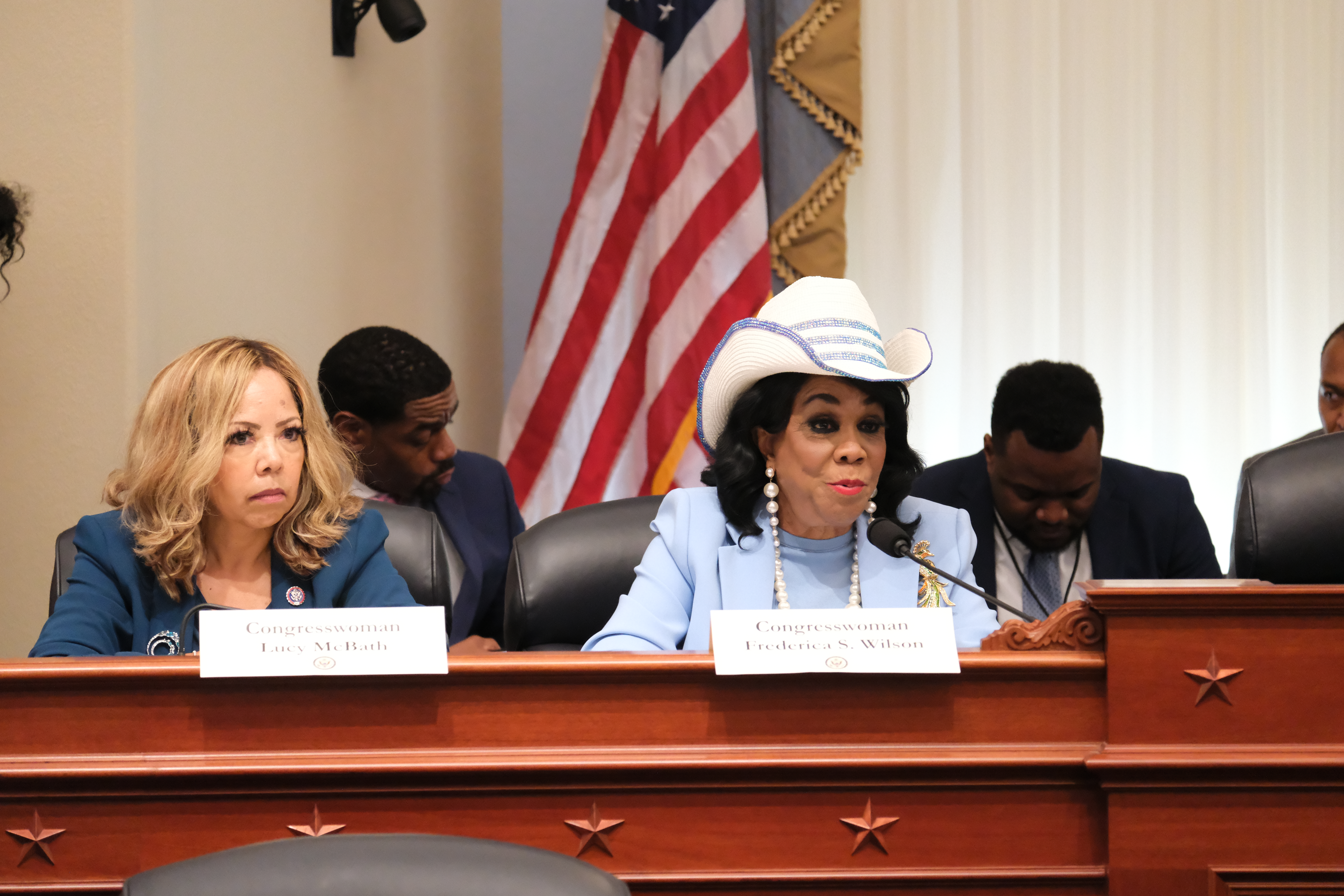 Rep. Lucy McBath and Rep. Frederica Wilson